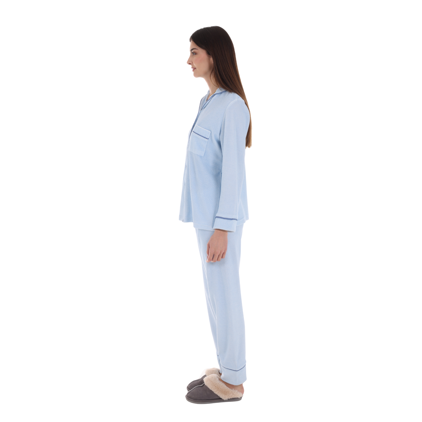 Cosset Loungewear Moments Mommy & Me Loungewear Set – Blue " Medium"