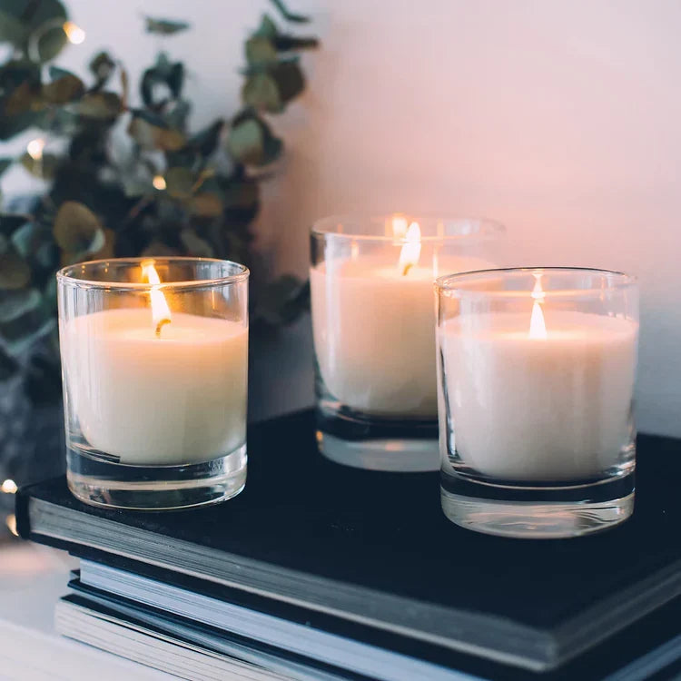 Clear Glass Candle