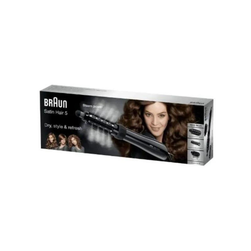 Braun Satin Hair 5 AS530 airstyler with style refreshing steam and 3 styling attachments.
