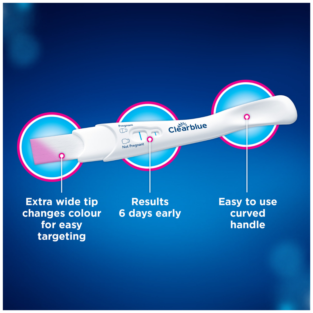 Clearblue Ultra Early Pregnancy Test, 6 Days Early 3 Tests