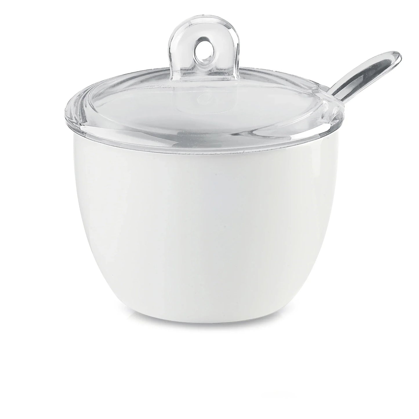 Guzzini Sugar Bowl With Teaspoon Clear