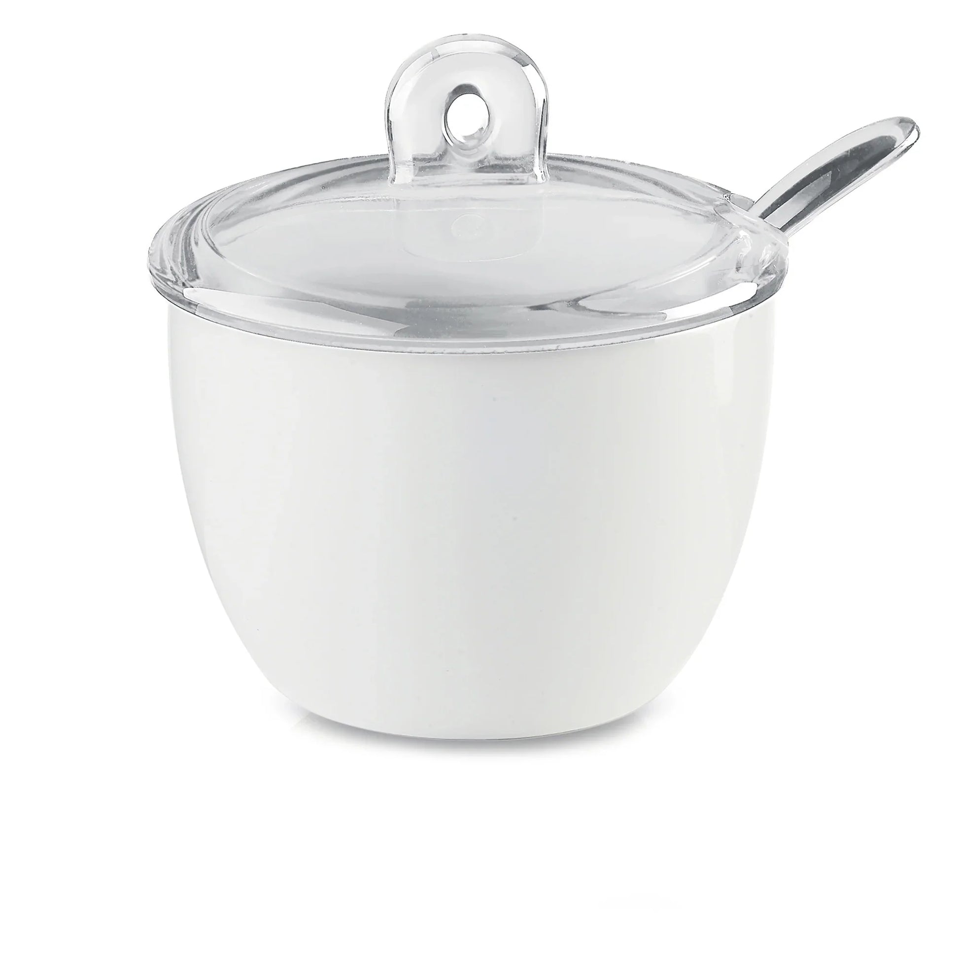Guzzini Sugar Bowl With Teaspoon Clear