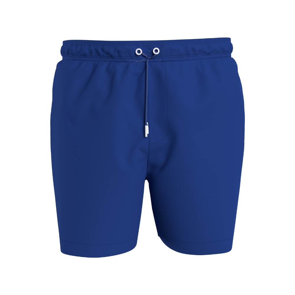 Calvin Klein Logo Tape Medium Drawstring Swim Shorts Dark Blue - Medaid International