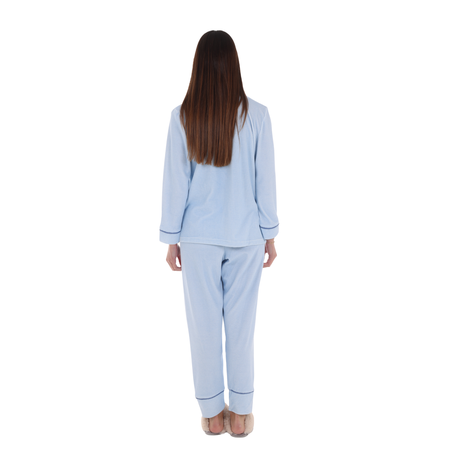 Cosset Loungewear Moments Mommy & Me Loungewear Set – Blue " Small"