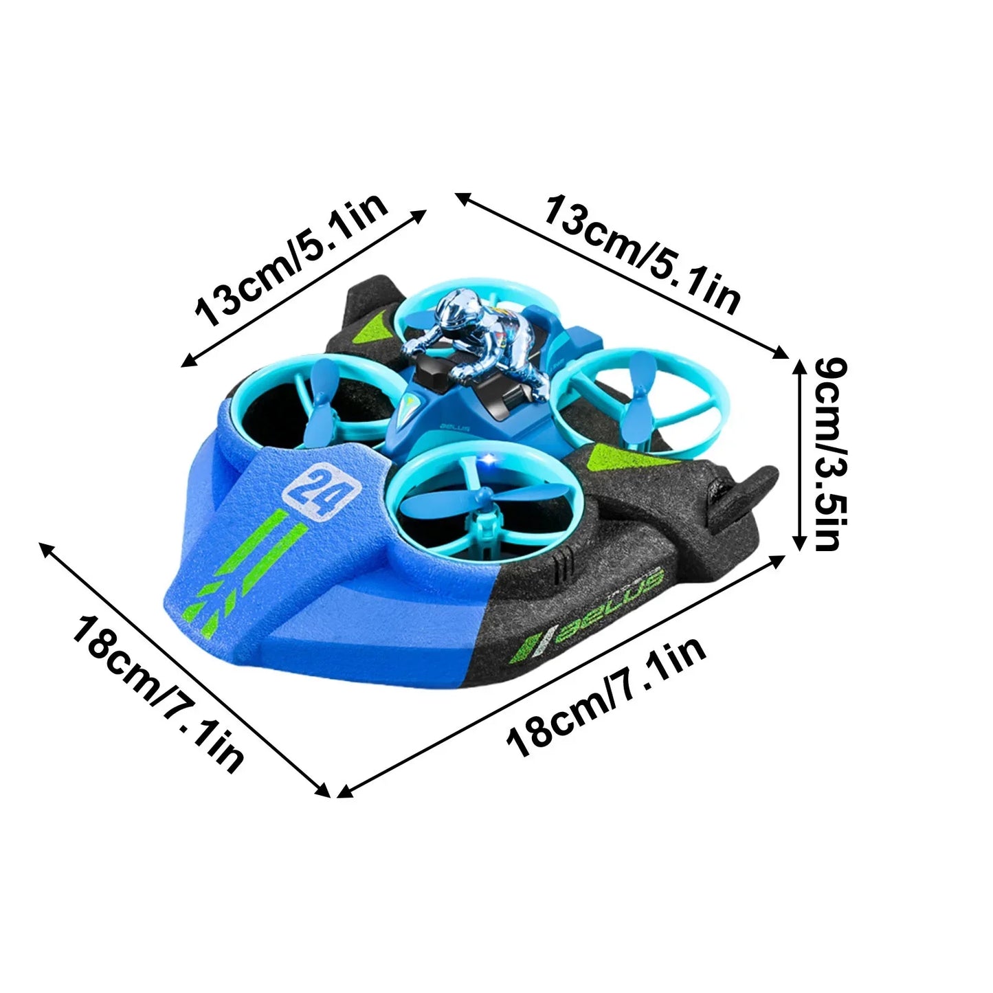 3 in 1 RC Hovercraft Toy