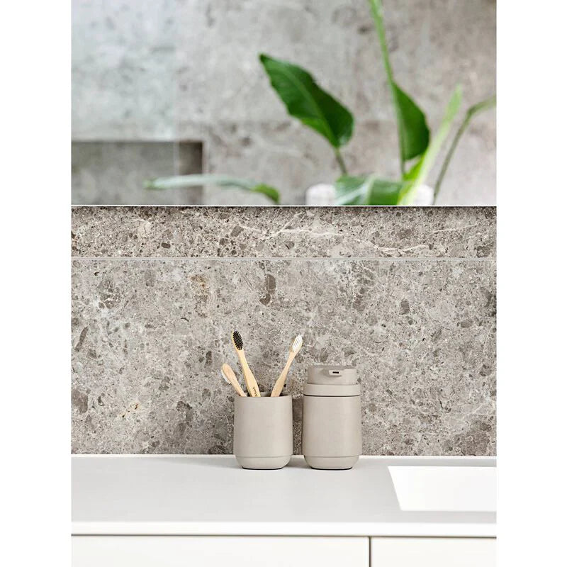 Zone Denmark Time Toothbrush Mug Concrete