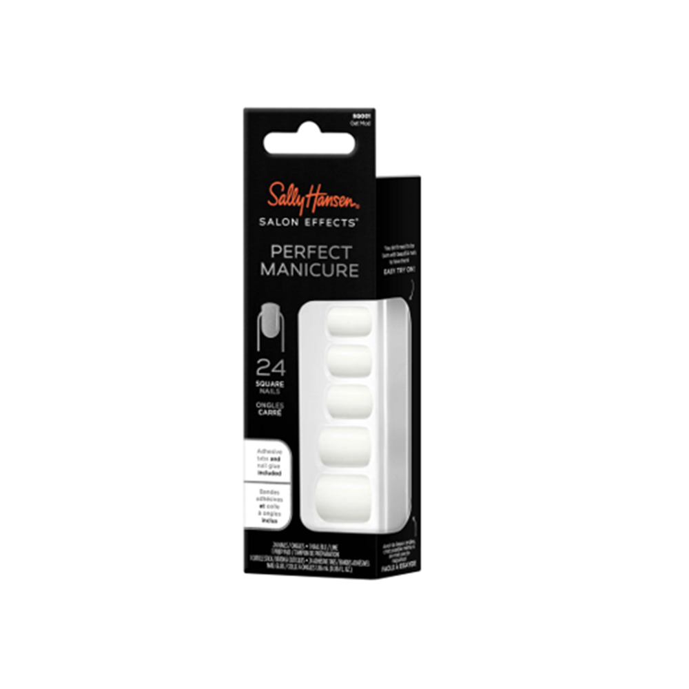 Sally Hansen Salon Effect Perfect Fake Nails Kit Square Get Mode - Medaid International