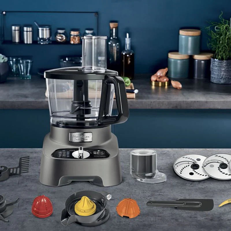 Moulinex Food Processor Double Force 3L FP824H10, 1000W, Silver
