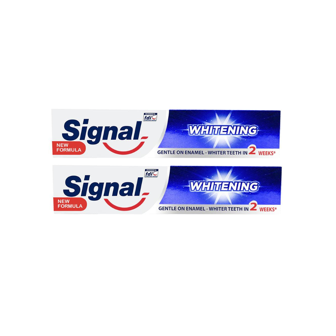 Signal Toothpaste Whitening 100ml, 2 @ 25% OFF