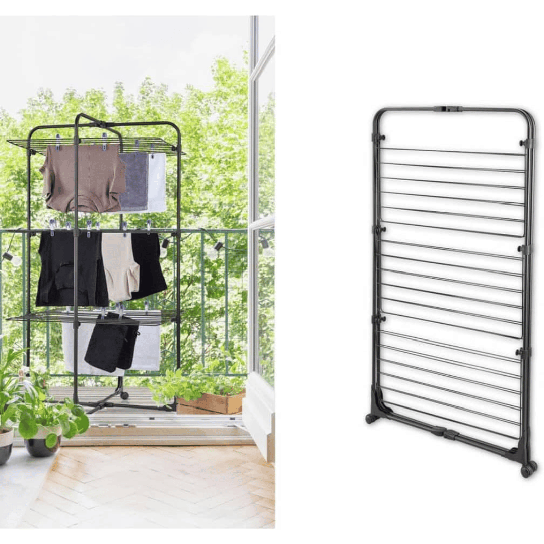 Leifheit Classic Tower Dryer 270 Black, 27m