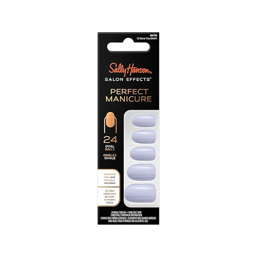 Sally Hansen Salon Effect Perfect Fake Nails Kit Oval O-Zone You Didn'T - Medaid International
