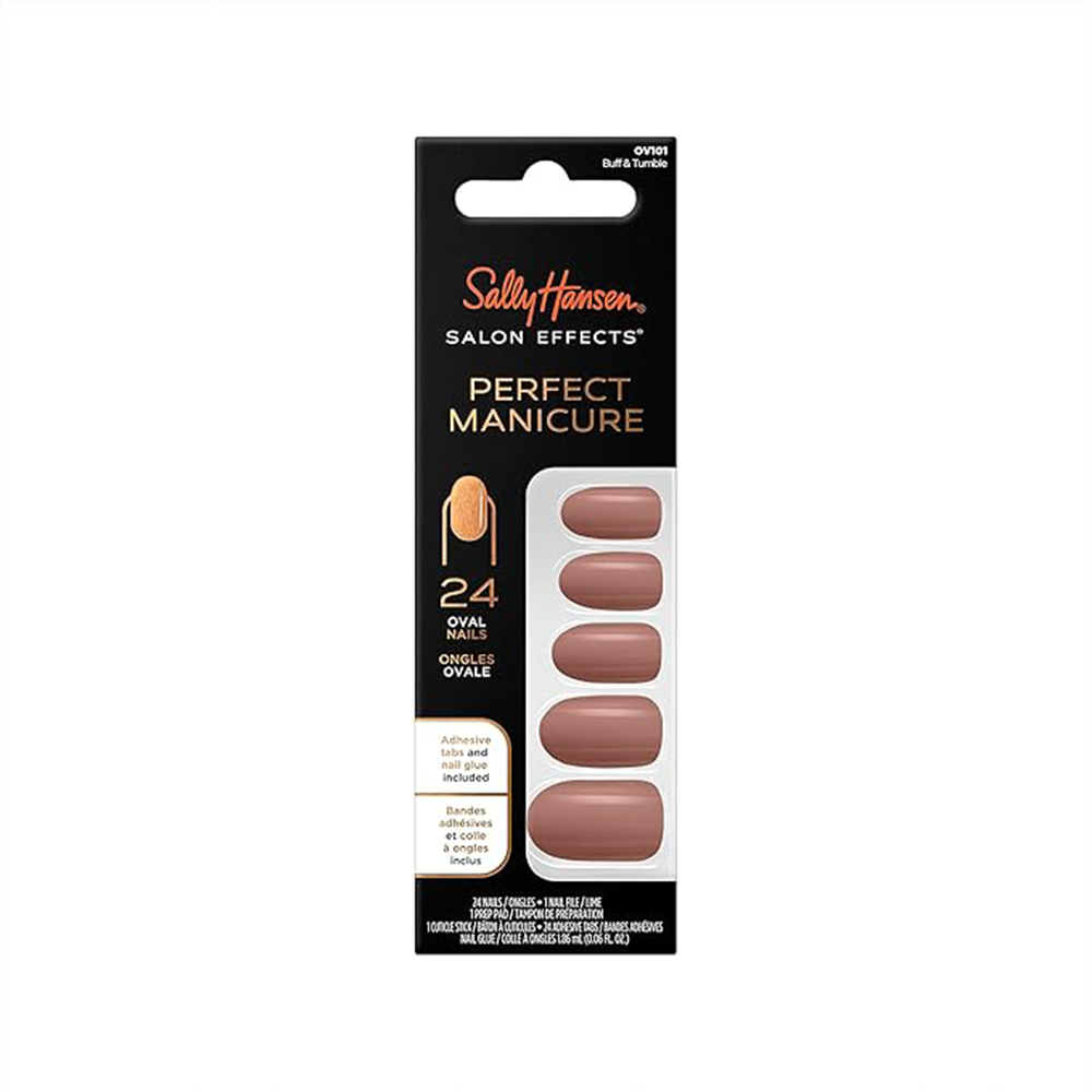 Sally Hansen Salon Effect Perfect Fake Nails Kit Oval Buff & Trumble - Medaid International