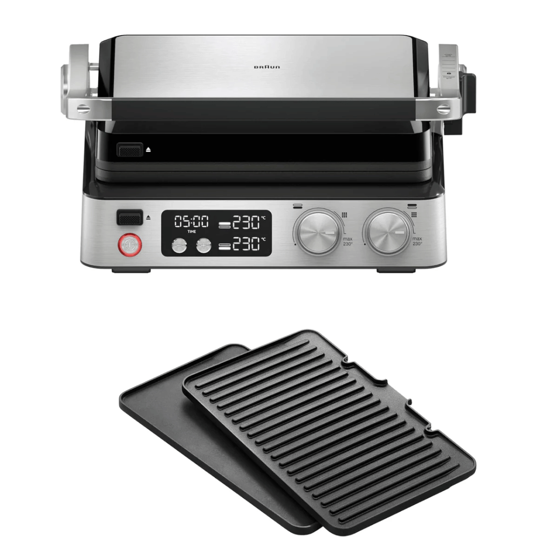 Braun Multi Grill 7 Stainless Steel Contact Grill 7040 Black