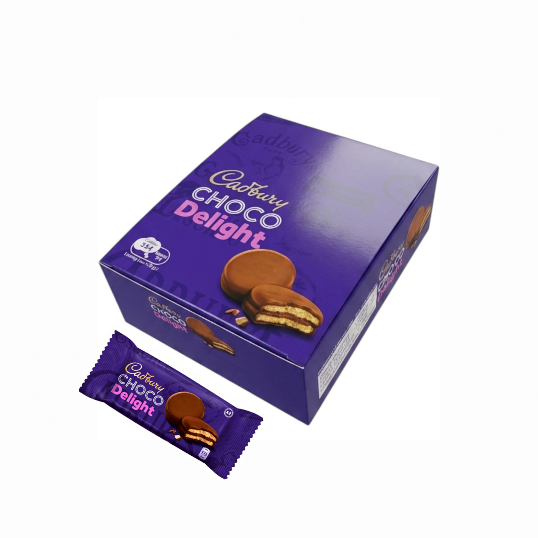 Cadbury Double Chocolate Delight Biscuits, 34g Pack Of 9