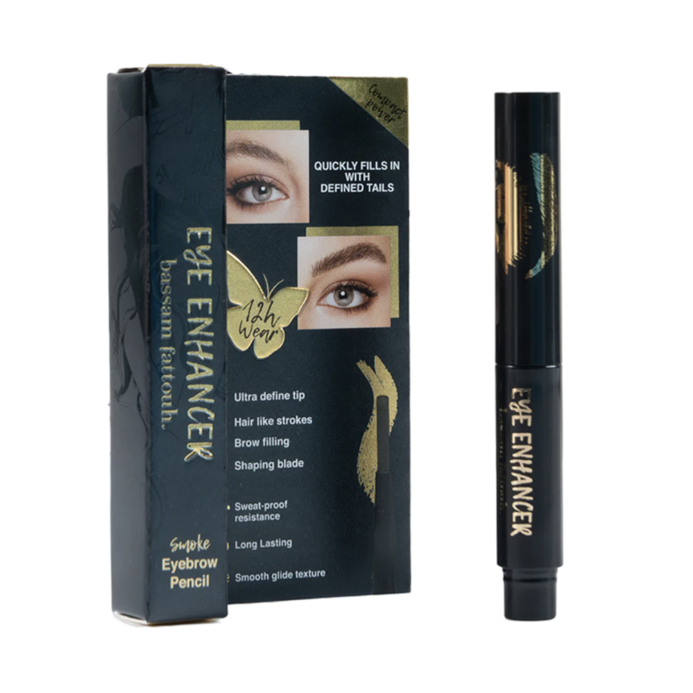 Bassam Fattouh Eye Enhancer Eyebrow Pencil-Smoke - Medaid International