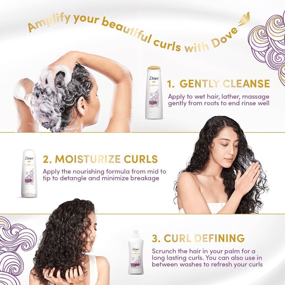 Dove Conditioner Curls Detangling 350ml