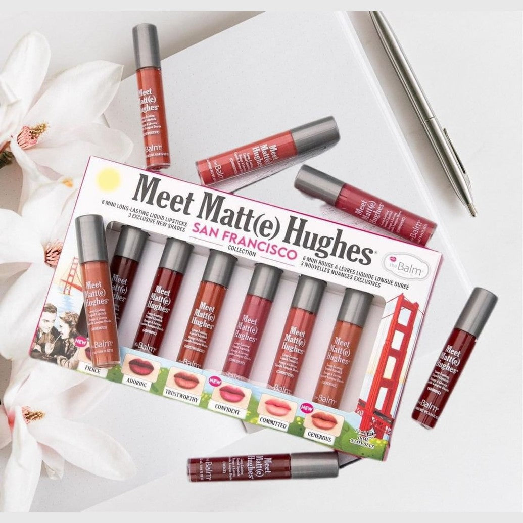 The Balm Meet Matt(e) Hughes 6 Pieces Mini Kit San Francisco Collection