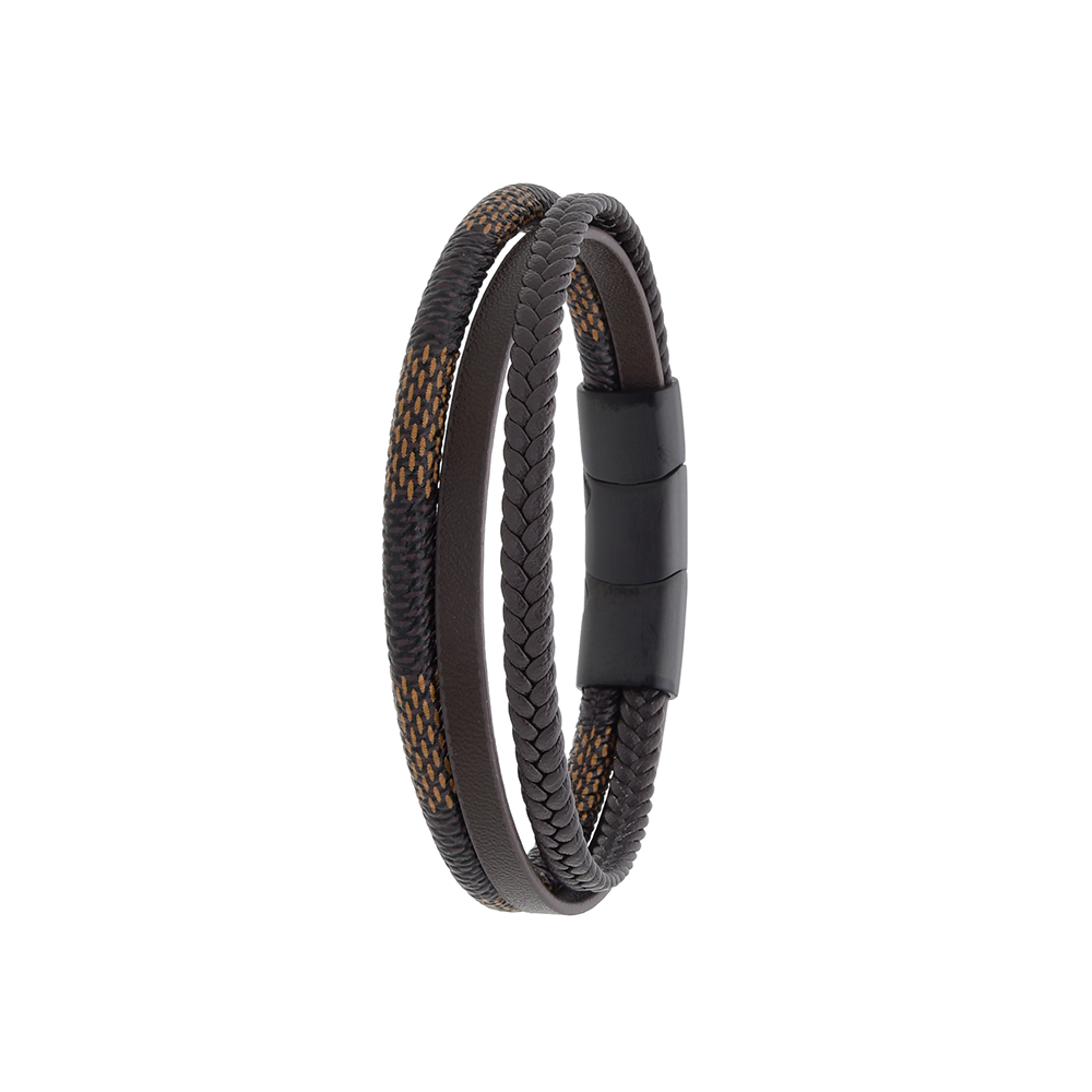 Polo Exchange Men Bracelet ST46-_DSC0176 Coffee - Medaid International