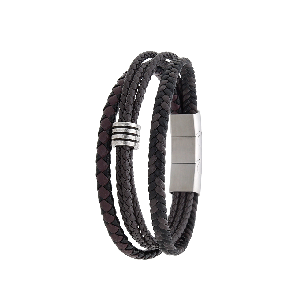 Polo Exchange Men Bracelet ST46-DSC0169 Black - Medaid International