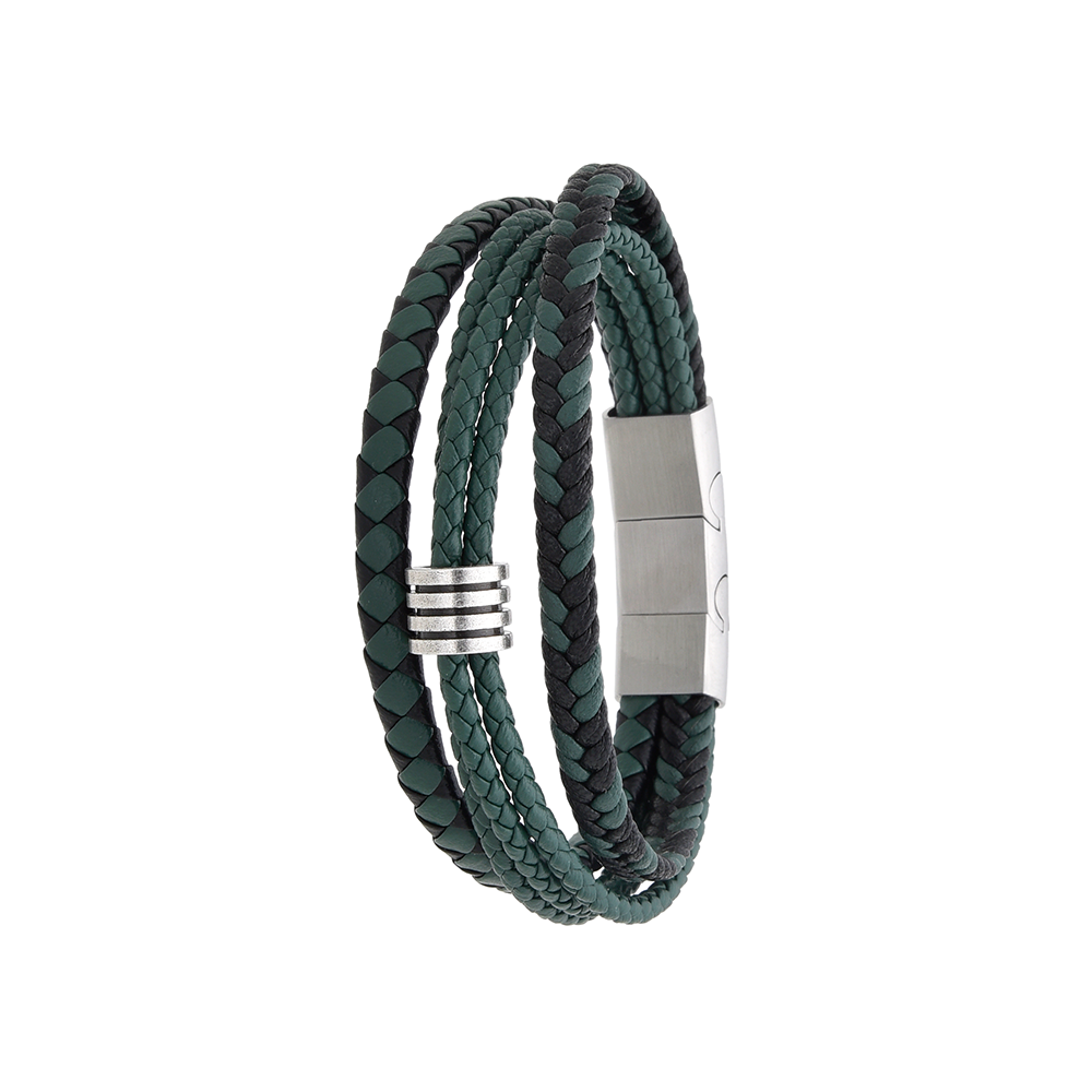 Polo Exchange Men Bracelet ST46-DSC0154 Green - Medaid International