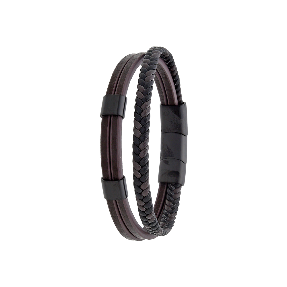 Polo Exchange Men Bracelet ST46-DSC0172 Coffee - Medaid International