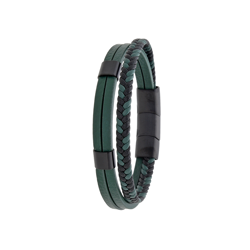 Polo Exchange Men Bracelet ST46-DSC0133 Green - Medaid International