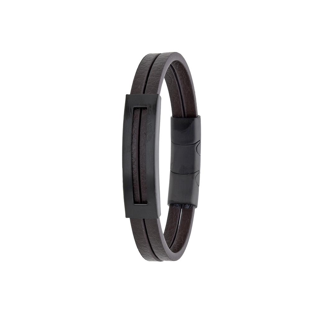 Polo Exchange Men Bracelet ST46-DSC0165 Coffee - Medaid International