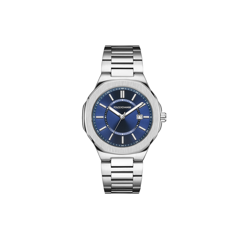Polo Exchange Silver Watch For Him PXW455-05 - Medaid International