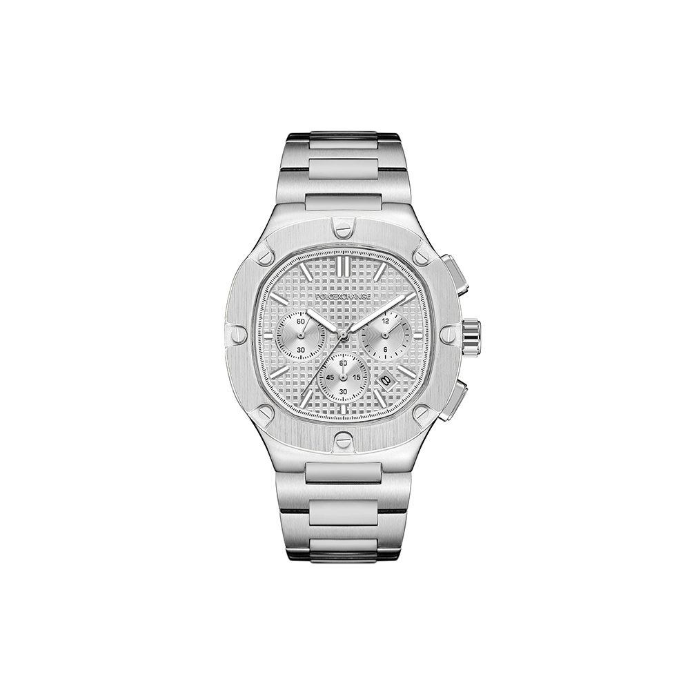 Polo Exchange Silver Watch For Him PXW456-03 - Medaid International