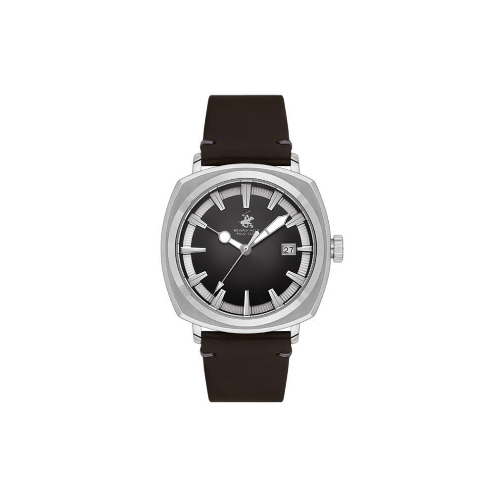 Beverly Hills Leather Black Watch For Him BP3732X.361 - Medaid International