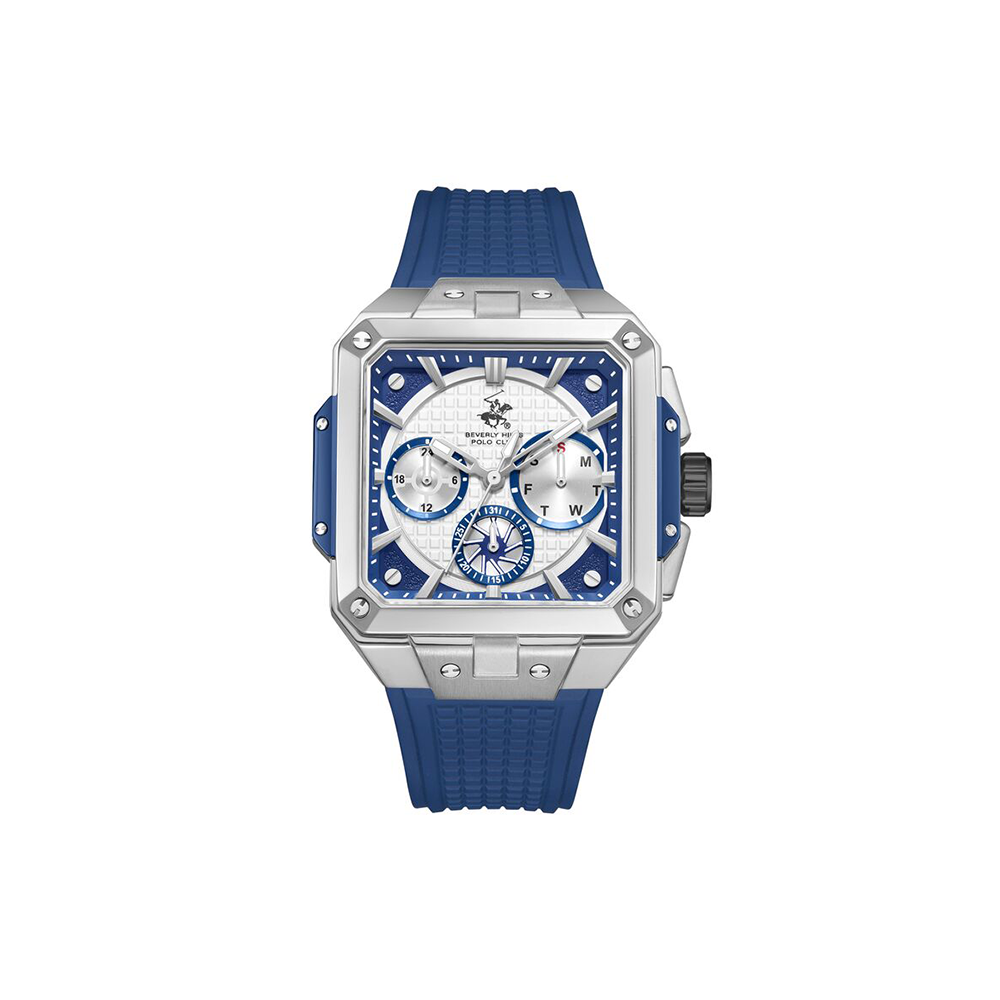 Beverly Hills Dark Blue Silicone Watch For Him BP3742X.339 - Medaid International