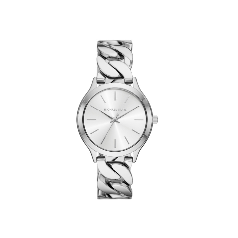 Michael Kors Runway Three-Hand Silver Stainless Steel Watch - Medaid International