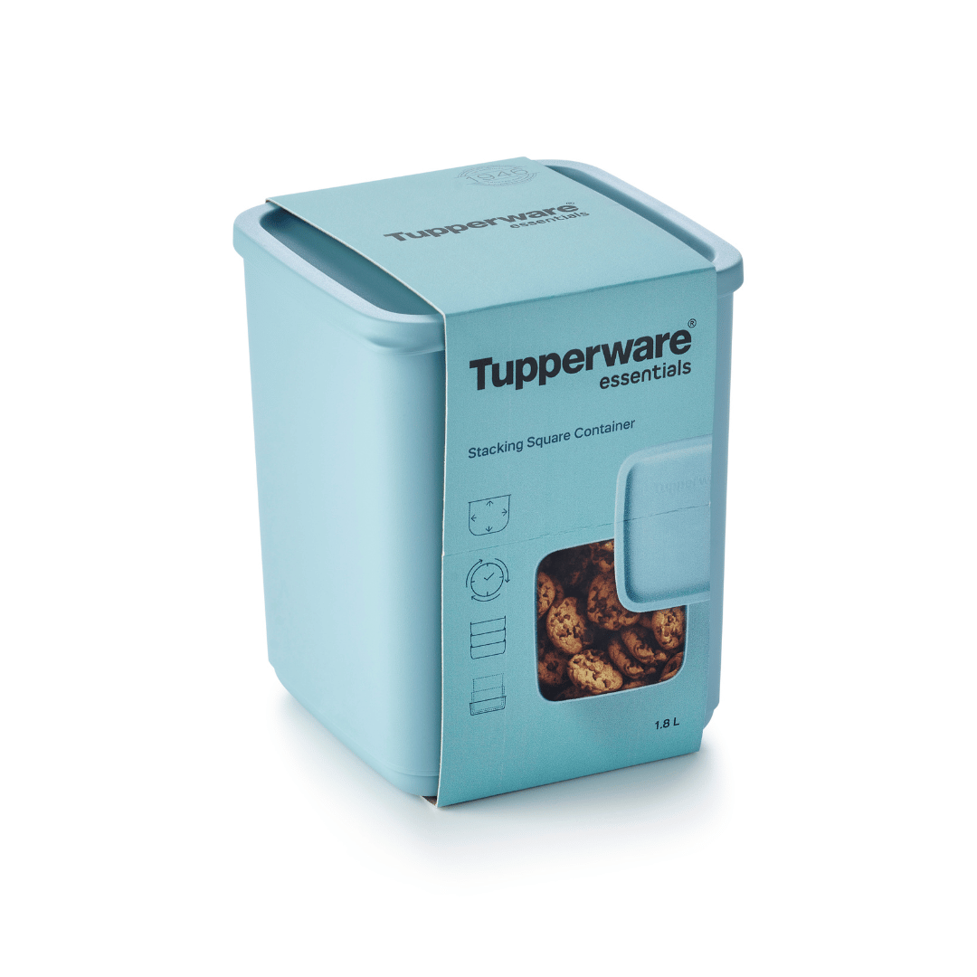 Tupperware Cubix Square 5 - 1.8L Dolphin - RET