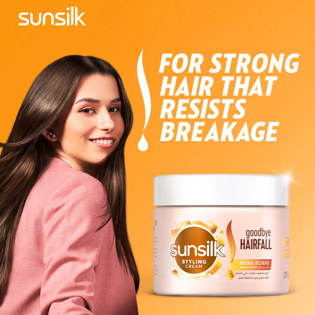 Sunsilk Hair Natural Styling Cream Goodbye Hair Fall 275ml