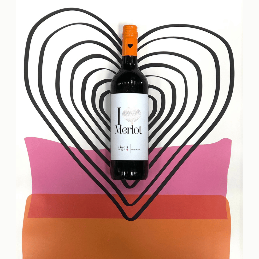 I Heart Merlot Red Wine 75cl