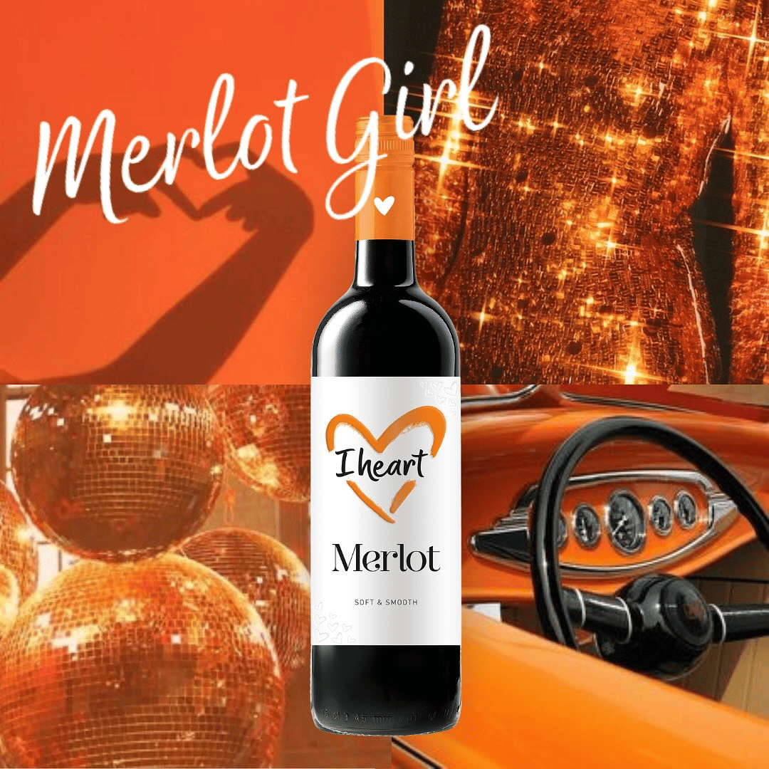 I Heart Merlot Red Wine 75cl