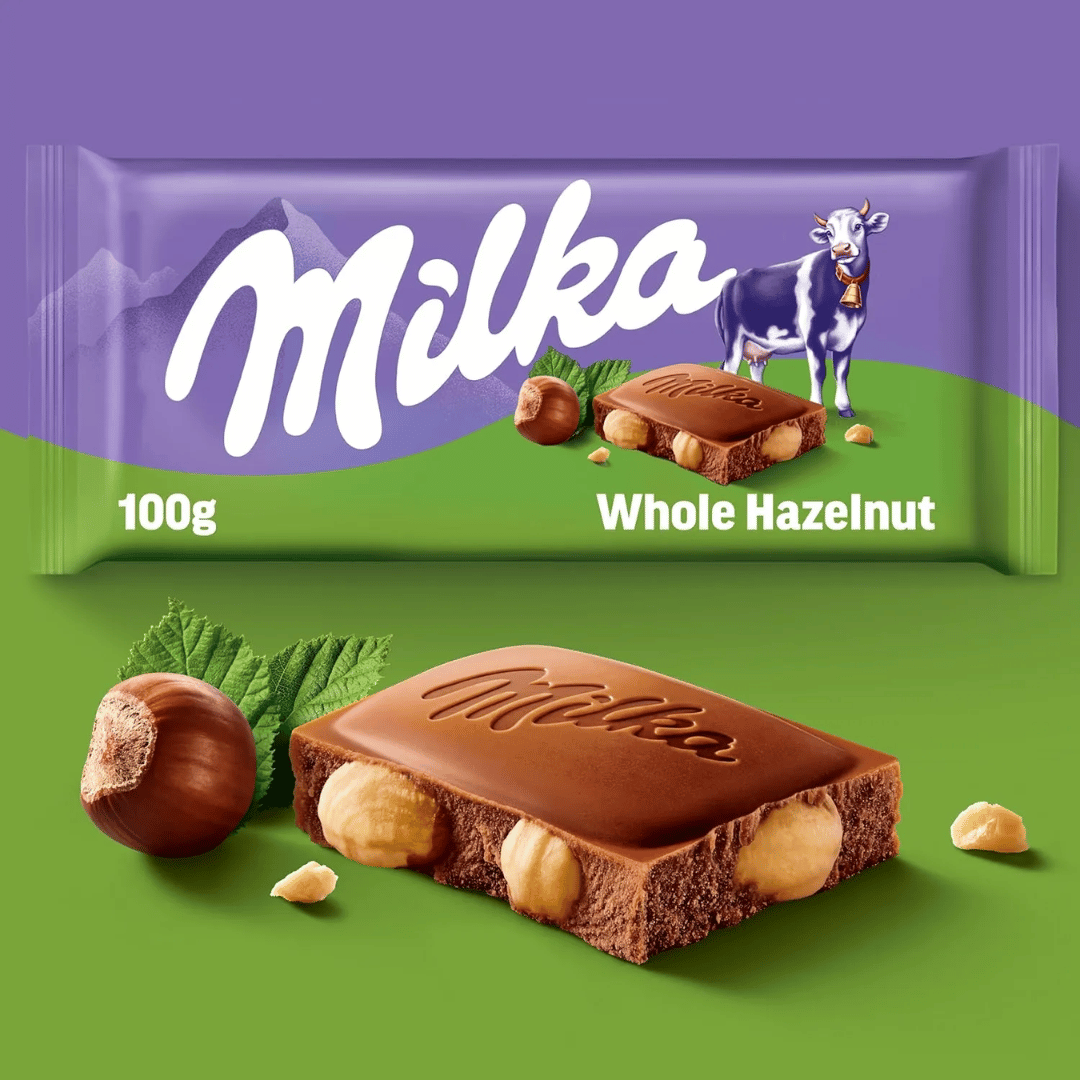 Milka Wholenut Chocolate Tablet 85g