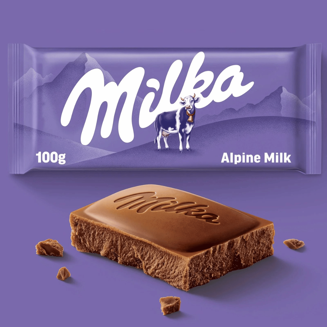 Milka Alpine Chocolate Tablet, 98g