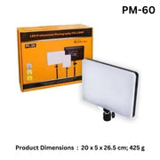 Square Ring Light Panel Photo Shoot LED with 2.1 Meter Tripod