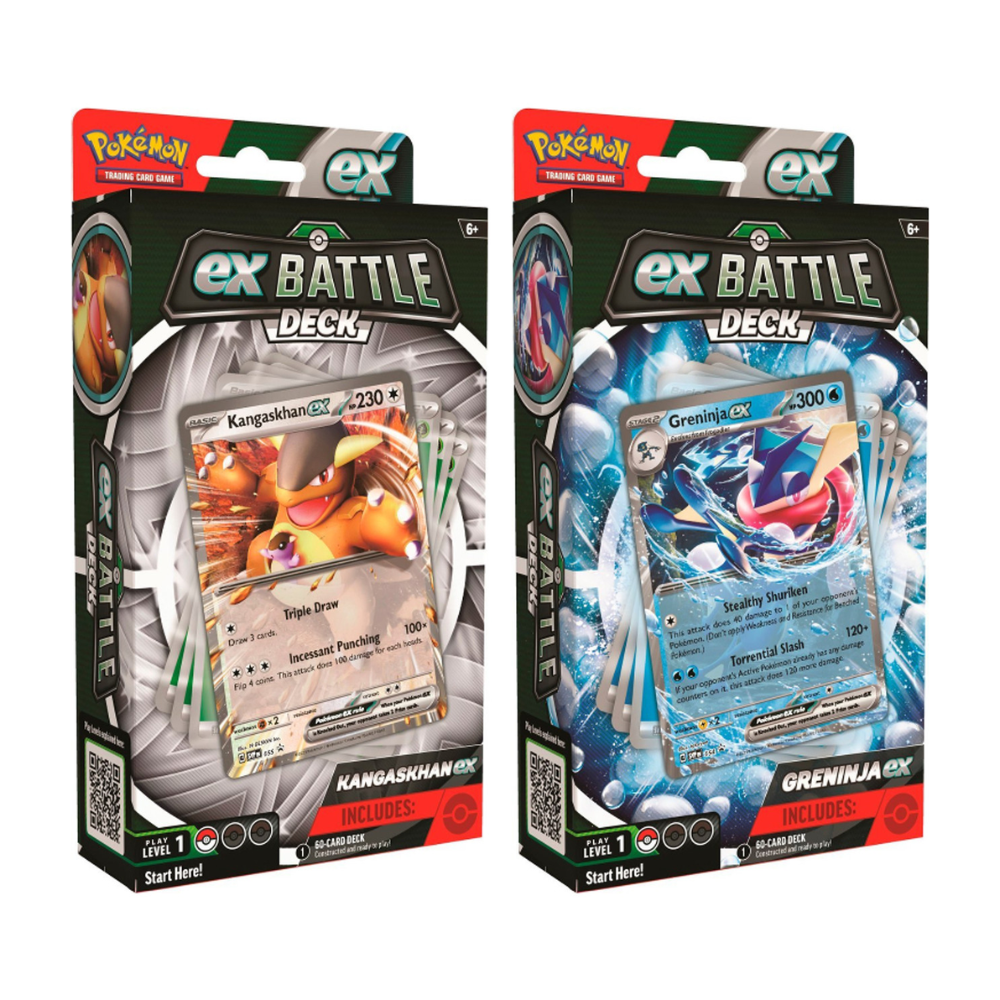 Pokemon TCG : Kangaskhan EX & Greninja EX -  Ex Battle Decks (1 Random) - Medaid International