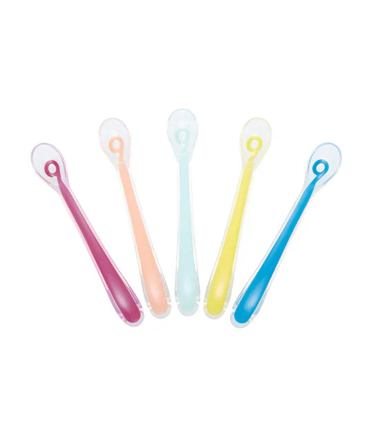 BabyMoov - Set of 5 Silicone Spoons - First Stage