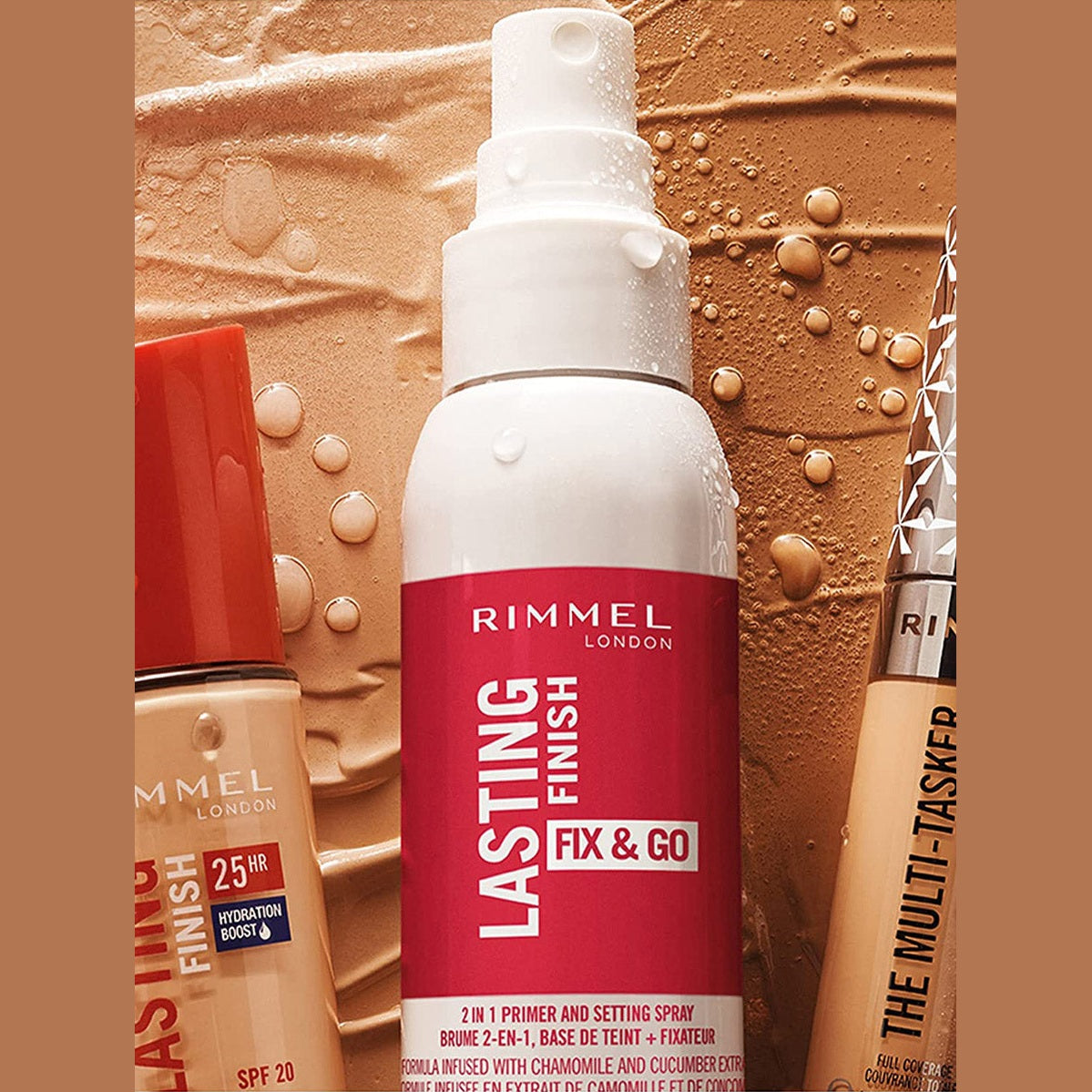 Rimmel lasting finish fix & go 2 in 1 primer and setting spray 100ml
