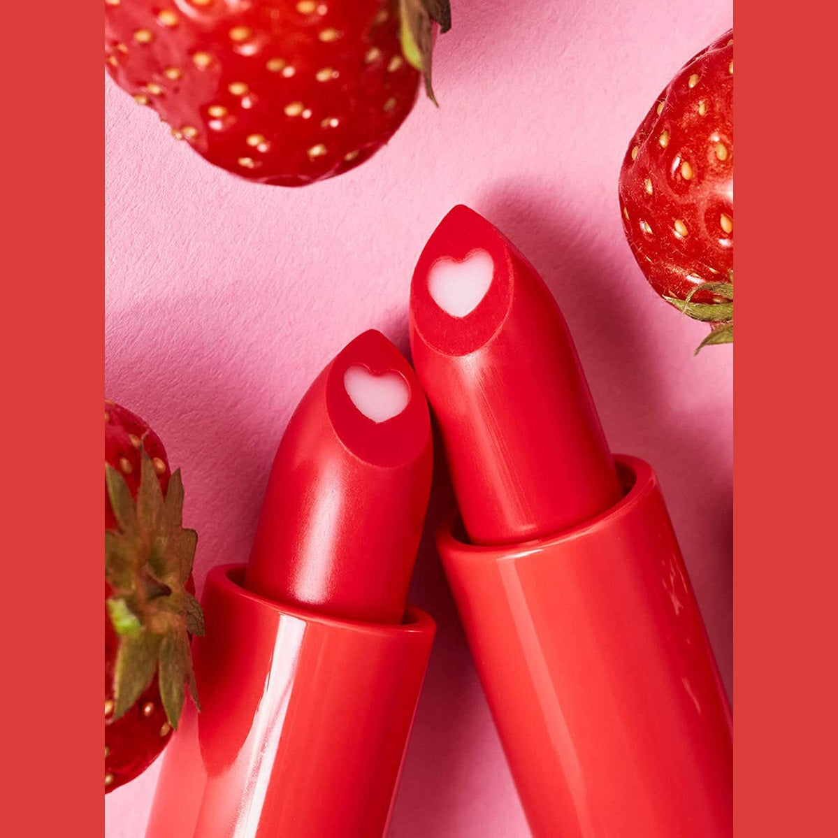 Essence Heart Core Fruity Lip Balm - 02 sweet strawberry