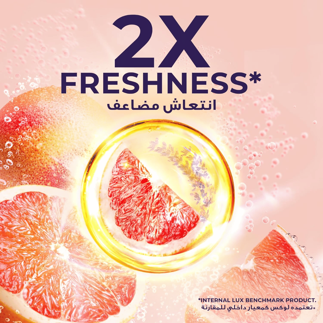 Lux Revitalizing Body Wash Grapefruit with Vitamin C, 700ml