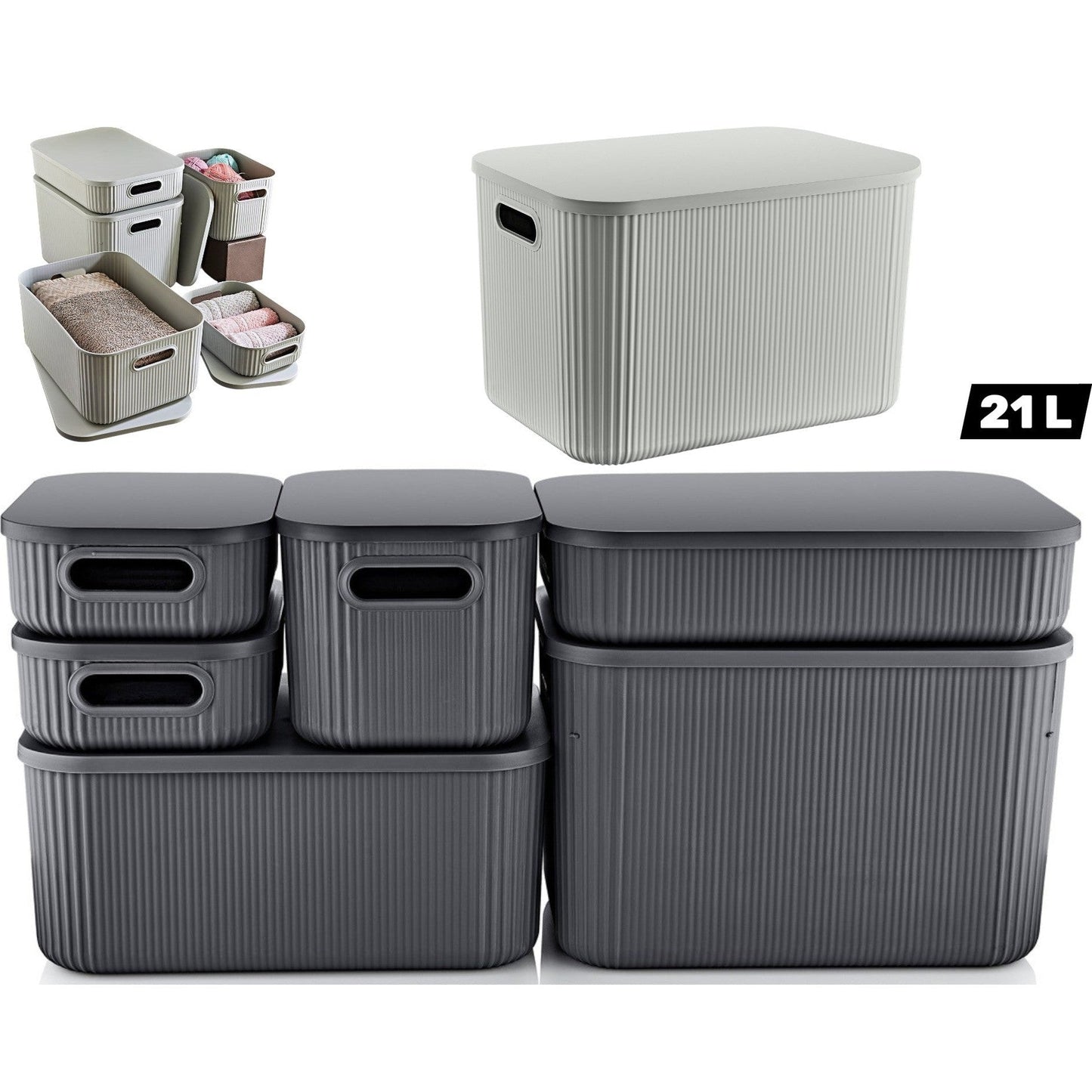 Pure 21 L Storage Box