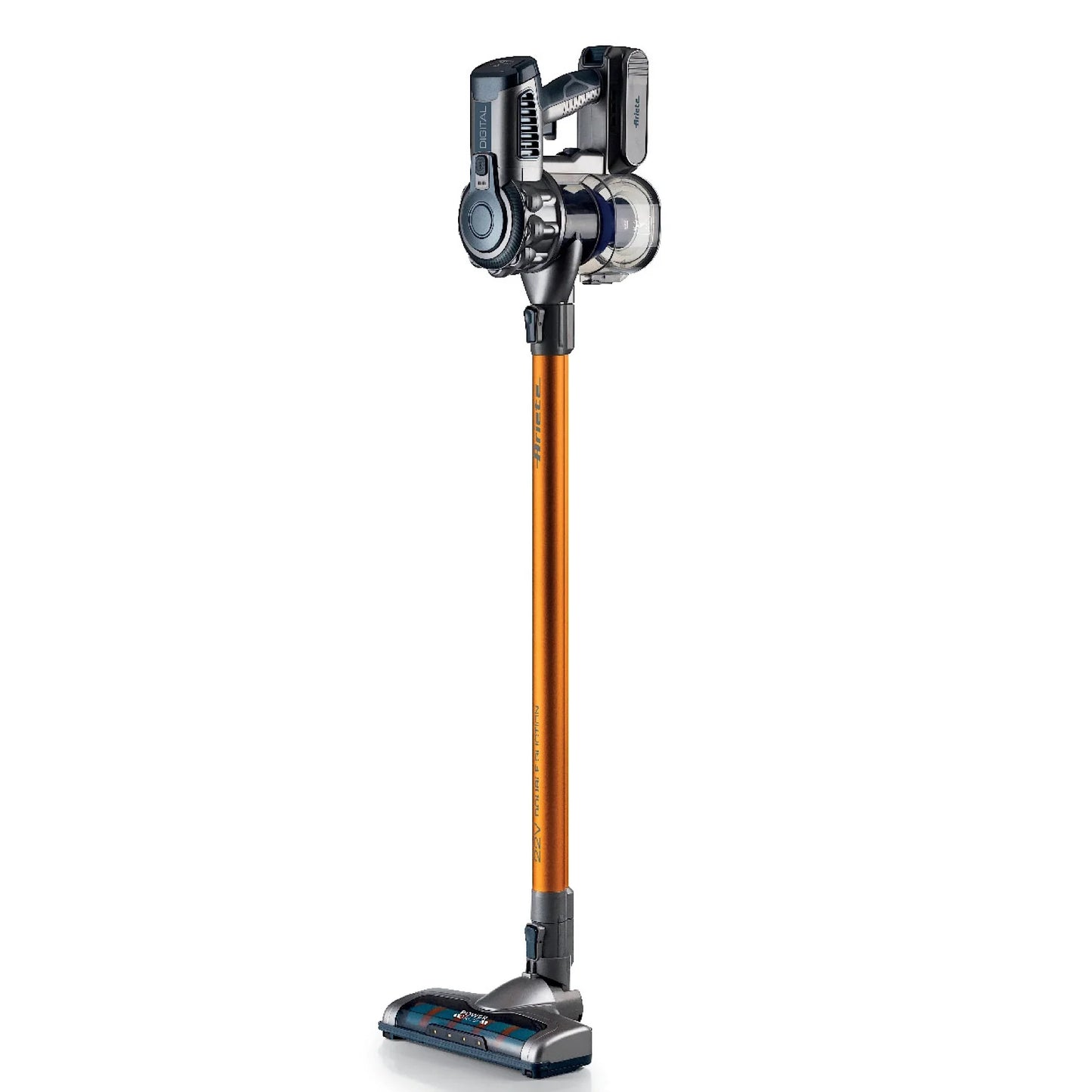 Ariete Cordless Stick Cleaner 22.2V, Digital Motor, 2IN1, Lithium, orange
