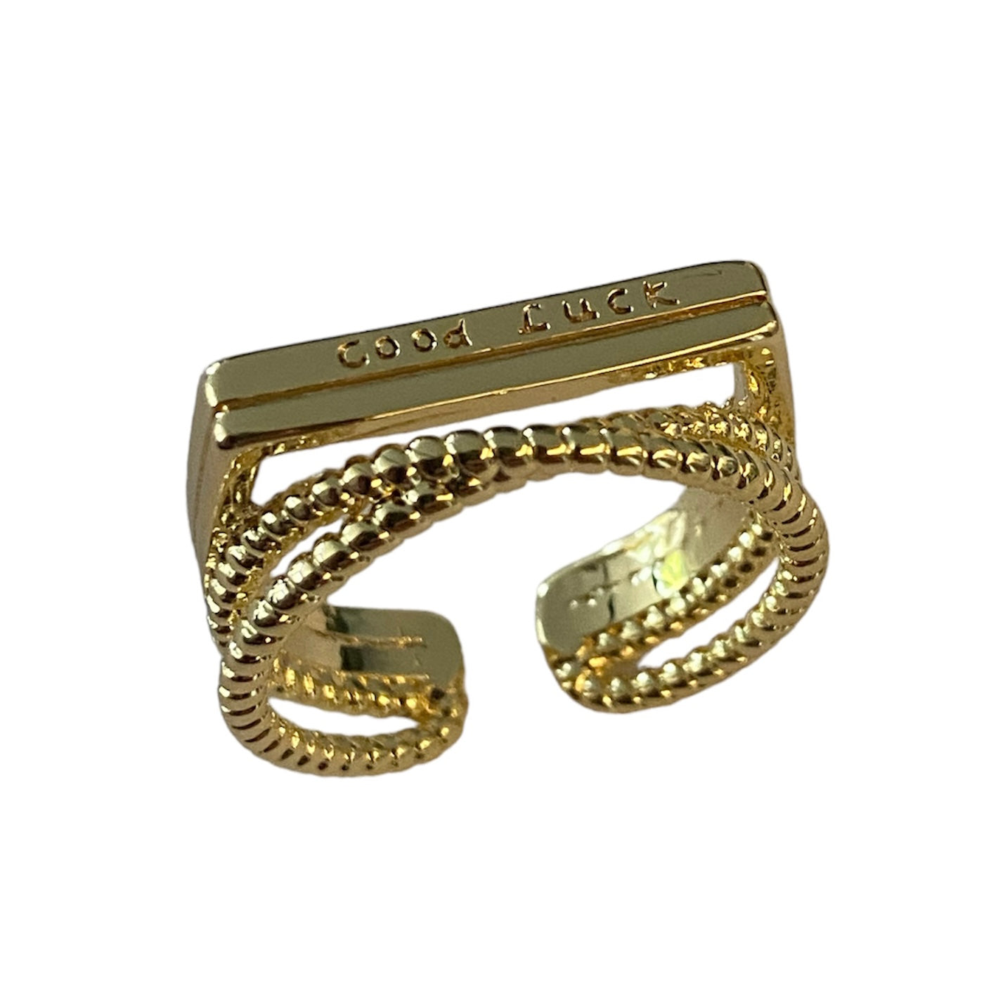 Good luck gold ring accessory #4006 - Medaid International