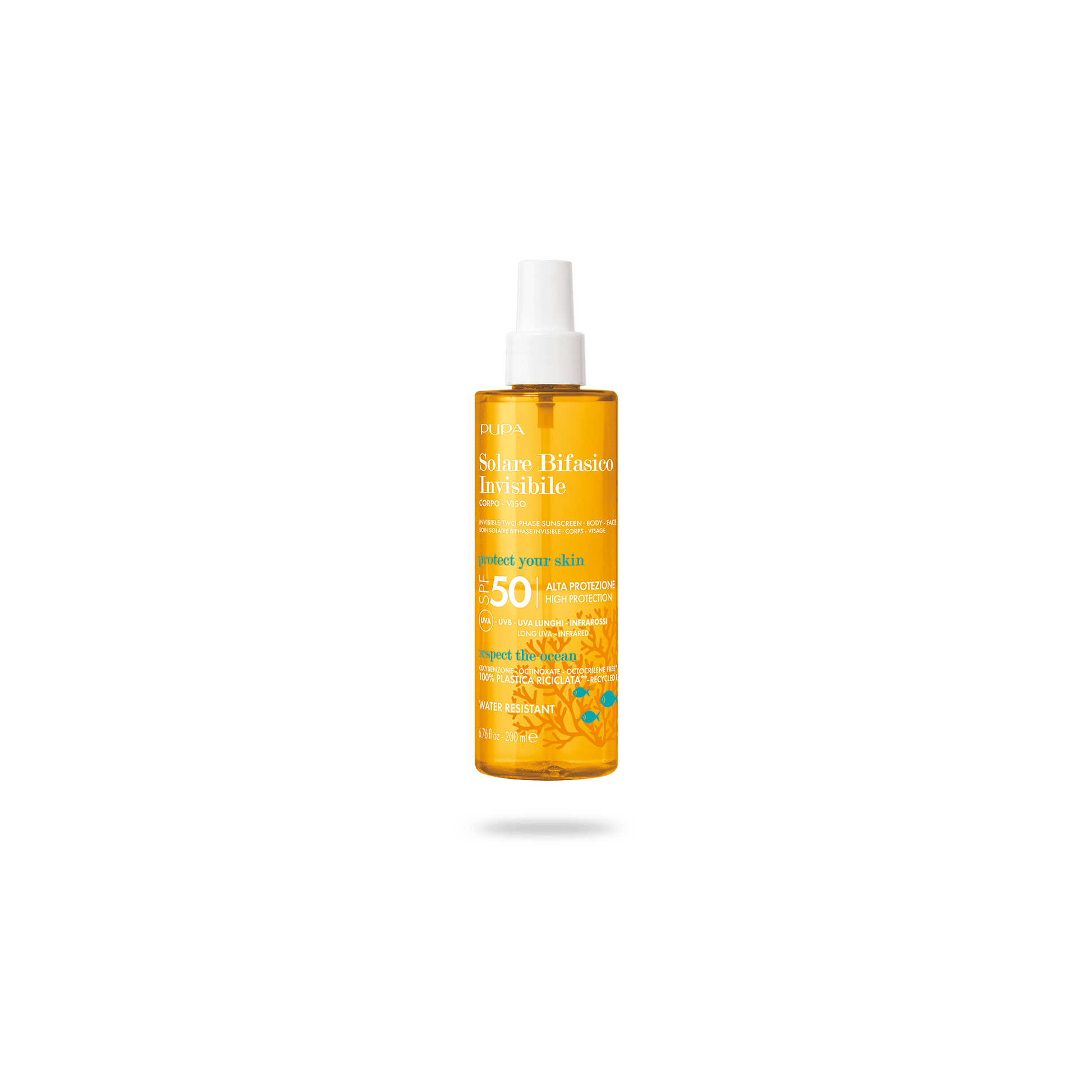 Invisible Two-Phase Sunscreen Spf50 200 Ml - Medaid