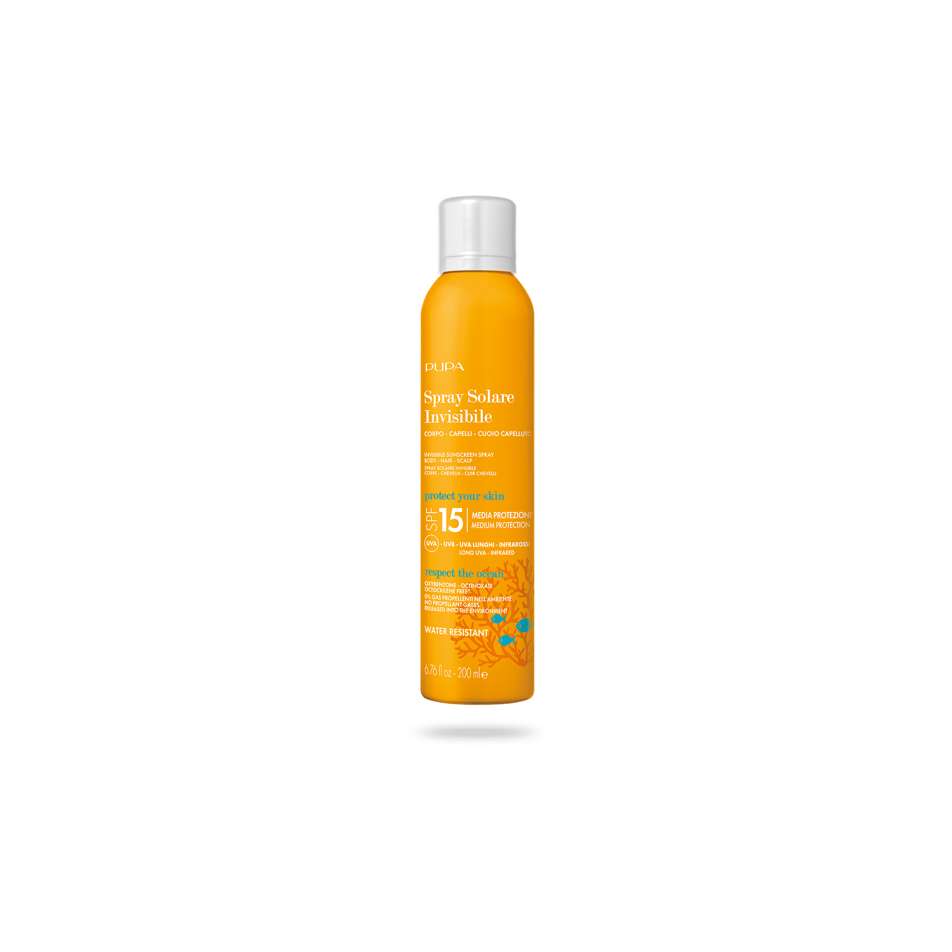 Invisible Sunscreen Spray Spf 15 200 Ml - Medaid