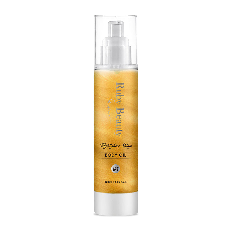Ruby beauty highlighter shiny body oil 120ml RB-182